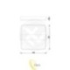 LED sietynas Galaxis Centauri 42x40x6cm 40W baltas