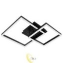 LED liustra Galaxis Herkules 54x54x13cm 70W juoda