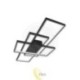 LED liustra Galaxis Hydra 90x50x8 cm 126W juoda