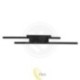 LED liustra Galaxis Hydra 90x50x8 cm 126W juoda