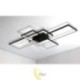 LED liustra Galaxis Hydra 90x50x8 cm 126W juoda