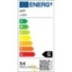 LED liustra Galaxis Nova 40x8cm 54W juoda
