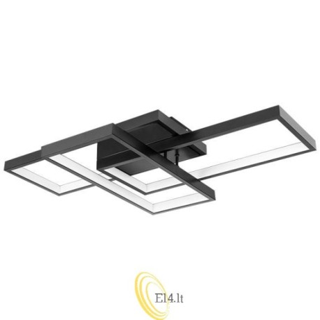 LED sietynas Galaxis Orion 56x37x8 cm 72W juodas