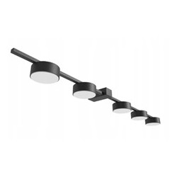 LED sietynas GX53 Zola x5 90 cm juodas