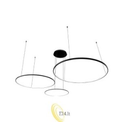 LED sietynas Hodo 40/60/80 cm, 116 W, juodas