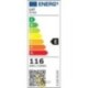 LED sietynas Hodo 40/60/80 cm, 116 W, juodas