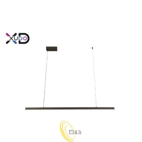 LED linijinis šviestuvas 27W 120cm 4000K juodas