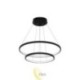 LED sietynas Lynx 40/60 cm 64 W juodas