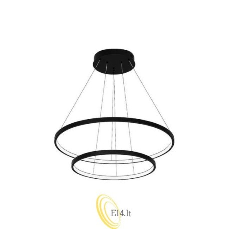 LED sietynas Lynx 40/60 cm 64 W juodas