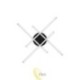 LED sietynas Modena Grando 4000K 70cm 34W juodas