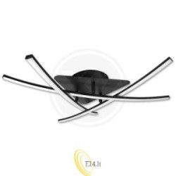LED liustra Modena Loria 4000K 62cm 29W juoda