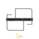 LED sietynas Moris 62x50x6cm 29W juodas 3CCT DIP.