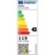 LED sietynas Mundo 40/60/80/100 cm, 119 W, juodas, 3CCT