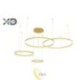 LED sietynas Mundo 40/60/80/100 cm, 119 W, auksinis, 3CCT