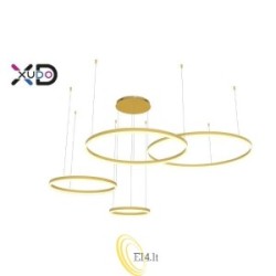 LED sietynas Mundo 40/60/80/100 cm, 119 W, auksinis, 3CCT