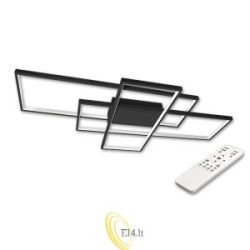 LED sietynas Galaxis Pegaz 105x50x8 cm 130W juodas