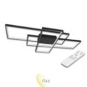 LED sietynas Galaxis Pegaz 105x50x8 cm 130W juodas