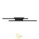 LED sietynas Galaxis Pegaz 105x50x8 cm 130W juodas