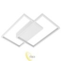 LED liustra Galaxis Polaris 42x30x6 cm 45W balta