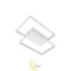 LED liustra Galaxis Polaris 42x30x6 cm 45W balta