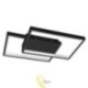 LED liustra Galaxis Polaris 42x30x6 cm 45W juoda