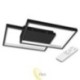 LED liustra Galaxis Polaris 42x30x6 cm 45W juoda
