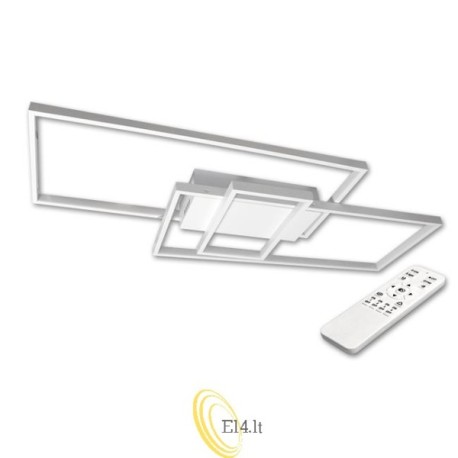 LED liustra Galaxis Vela 83x36x8 90W cm balta