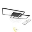 LED sietynas Galaxis Vela 83x36x8 cm 90W juodas