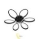 LED liustra Galaxis Virgo 58x10 cm 77W juoda