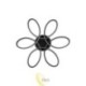 LED liustra Galaxis Virgo 58x10 cm 77W juoda