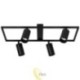LED liustra GU10 Bumo x4 juoda