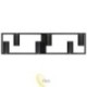 LED liustra GU10 Bumo x6 juoda
