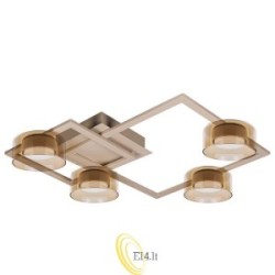 LED sietynas GX53 Glossy x4 bėžinis gintarinis