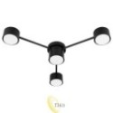 LED sietynas GX53 Guliver x4 85 mm juodas