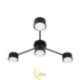 LED sietynas GX53 Guliver x4 85 mm juodas