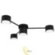 LED sietynas GX53 Guliver x4 85 mm juodas