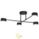 LED liustra GX53 Komi x4 juoda