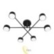 LED sietynas GX53 Komi x6 juodas