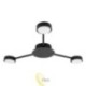 LED sietynas GX53 Zibo x3 juodas