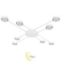 LED liustra GX53 Zibo x8 balta