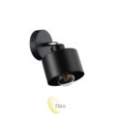 Sieninė lempa E27 LED Elza judama x1 juoda