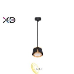 Pakabinamas šviestuvas x1 GX53 juodas+auksinis