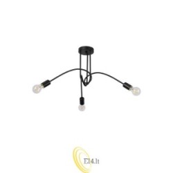Liustra LED E27 Nido x3 juoda