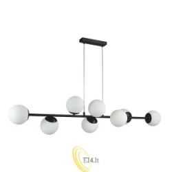 Pakabinamas šviestuvas E27 Bali-12 120cm x8 juodas