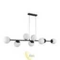 Pakabinamas šviestuvas E27 Bali-12 120cm x8 juodas
