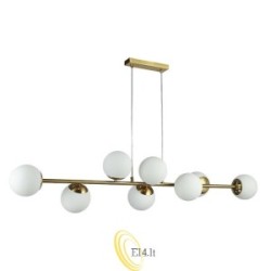 Pakabinamas šviestuvas E27 Bali-12 120cm x8 auksinis