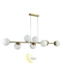 Pakabinamas šviestuvas E27 Bali-12 120cm x8 auksinis