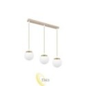 Pakabinamas šviestuvas E27 Bali-12 50cm x3-1 smėlio+zlotinis