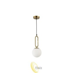 Pakabinamas šviestuvas E27 Bali-15 15 cm dekoras x1 auksinis