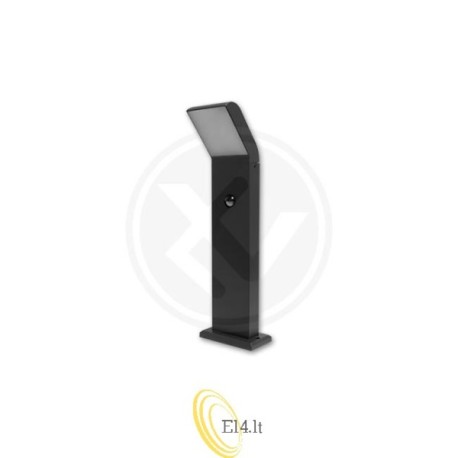 LED sodo lempa 12W Clark 50cm su judesio jutikliu, juoda